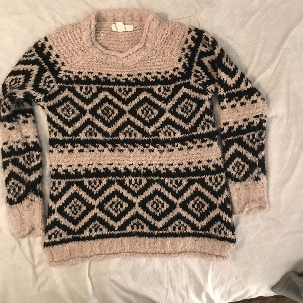 Fair Isle Roll Neck Sweater